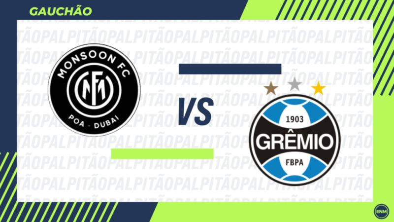 Imagem da noticia Grêmio x Monsoon: prováveis escalações, arbitragem e onde assistir