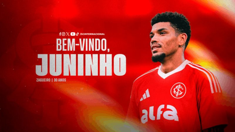 Imagem da noticia Internacional anuncia a contratação do zagueiro Juninho