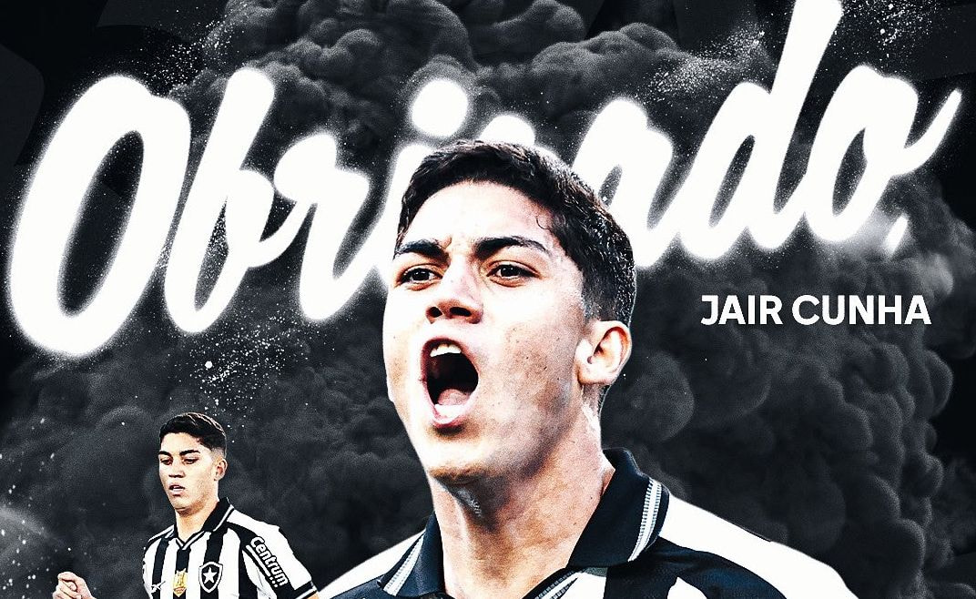 Imagem da noticia Botafogo se despede do zagueiro Jair: "Sucesso na carreira"