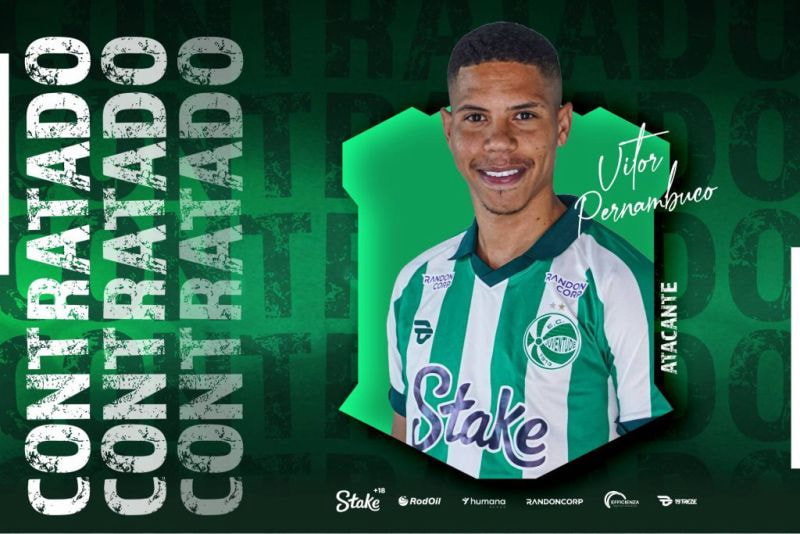 Imagem da noticia Juventude anuncia a contratação de Vitor Pernambuco