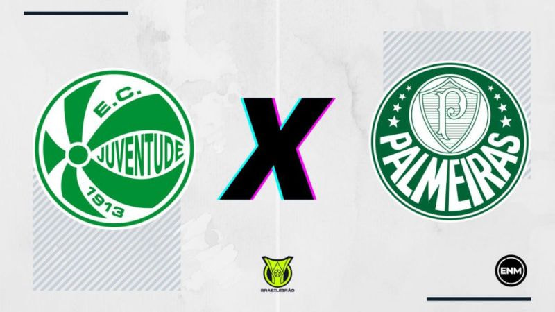 Imagem da noticia Juventude x Palmeiras: prováveis escalações, onde assistir e retrospecto