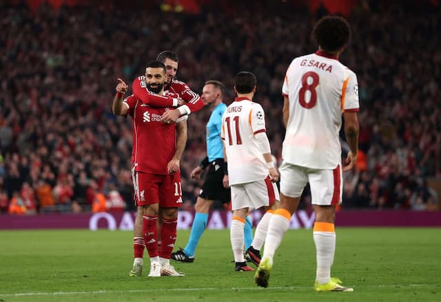 Salah é ovacionado, Liverpool goleia Galatasaray e avança na Champions Salah é ovacionado, Liverpool goleia Galatasaray e avança na Champions