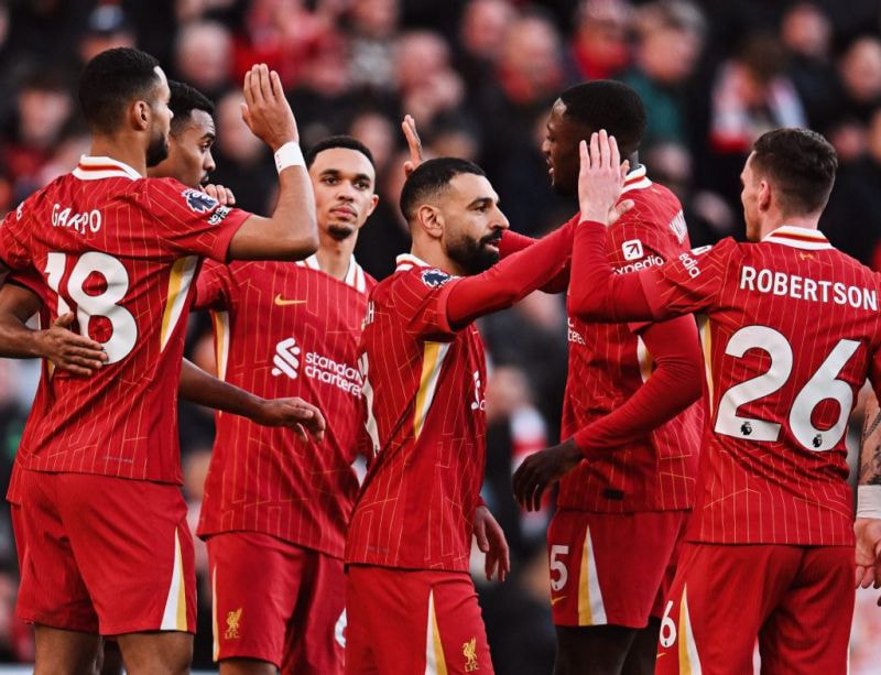 Imagem da noticia Liverpool goleia Ipswich com tranquilidade em grande atuação coletiva