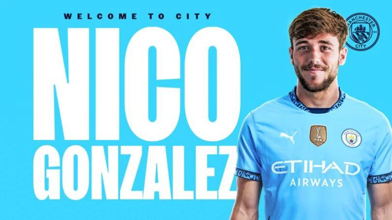 Imagem da noticia Manchester City anuncia a contratação do meia Nico González, ex-Porto