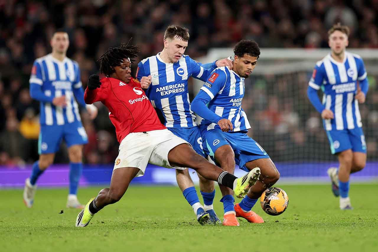 Imagem da noticia Manchester United perde para o Brighton e é eliminado da Copa da Inglaterra