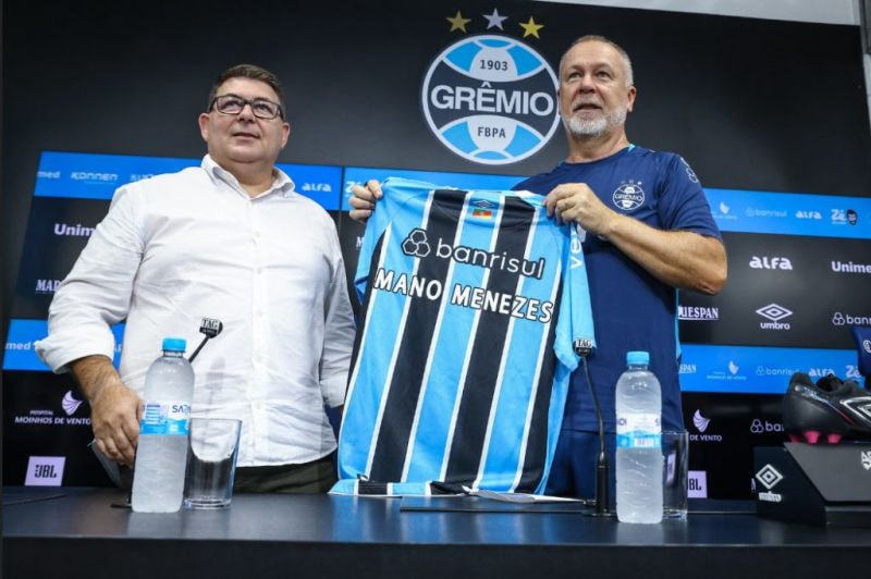 Imagem da noticia Mano Menezes fala de orgulho em retornar ao Grêmio