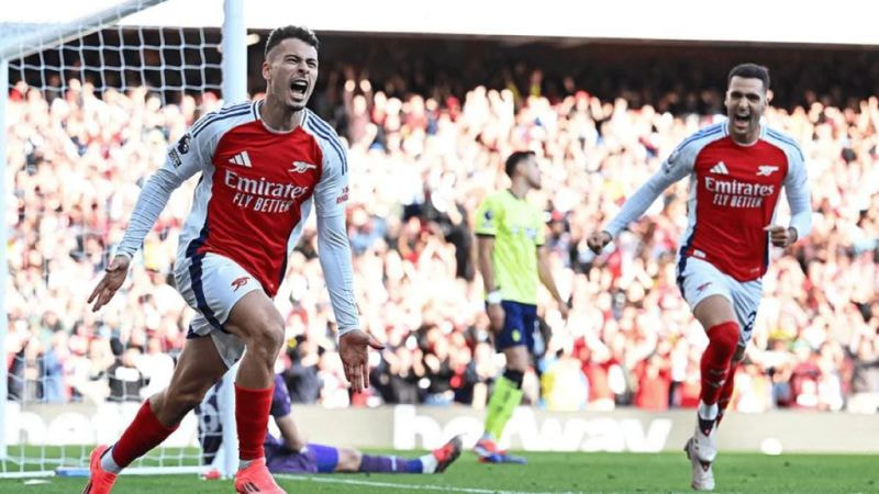 Imagem da noticia Martinelli volta a ser decisivo e Arsenal vence Southampton
