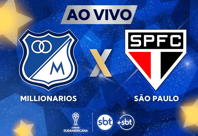 Ao vivo: assista Millonarios x São Paulo na Sul-Americana Ao vivo: assista Millonarios x São Paulo na Sul-Americana