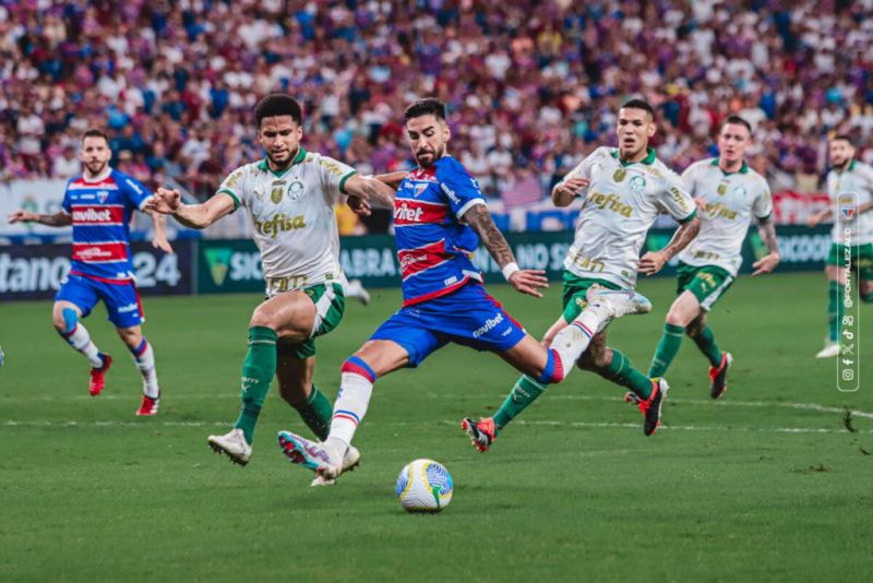 Imagem da noticia Na briga pelo título, Fortaleza enfrenta o Palmeiras em confronto direto pelo Brasileirão