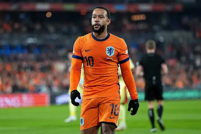 Holanda confirma corte do atacante Memphis Depay, do Corinthians Holanda confirma corte do atacante Memphis Depay, do Corinthians