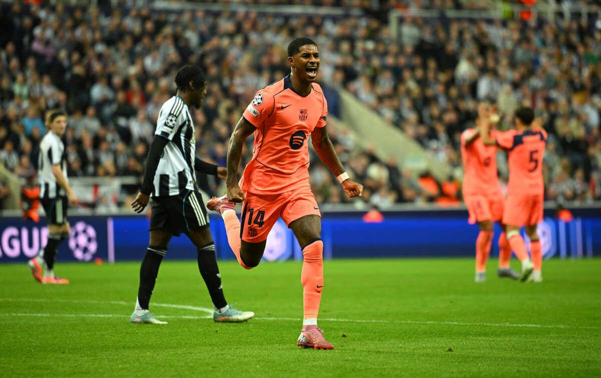 Imagem da noticia Rashford decide e Barcelona vence o Newcastle na Champions