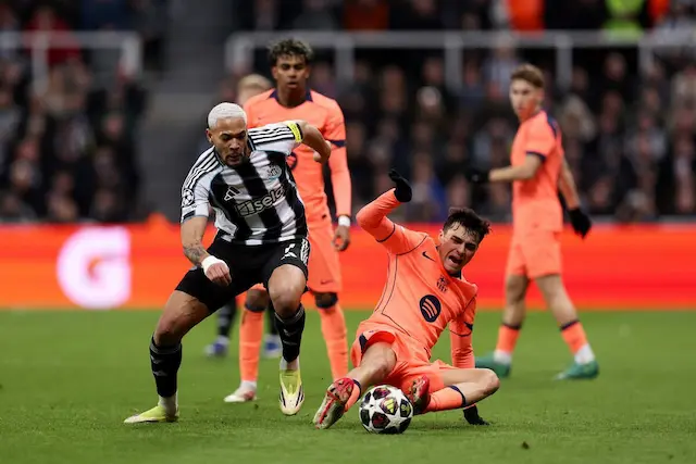 Barcelona marca no último lance e empata com o Newcastle na Champions Barcelona marca no último lance e empata com o Newcastle na Champions