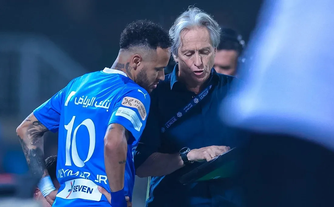 Imagem da noticia Jesus pede cautela com Neymar e cutuca Dorival: "Não está vendo jogos do Al-Hilal"