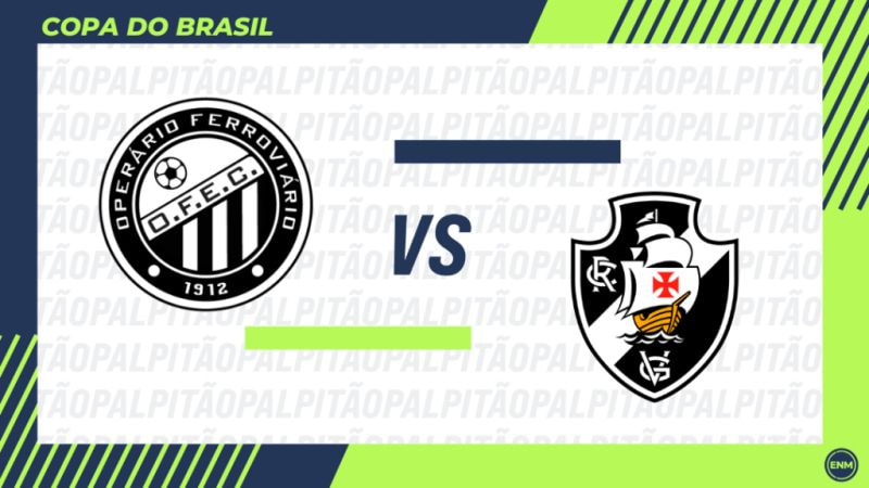 Imagem da noticia Operário x Vasco: prováveis escalações, onde assistir ao vivo e horário