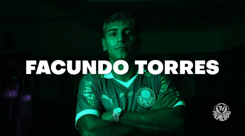 Imagem da noticia Palmeiras anuncia contratação do atacante Facundo Torres