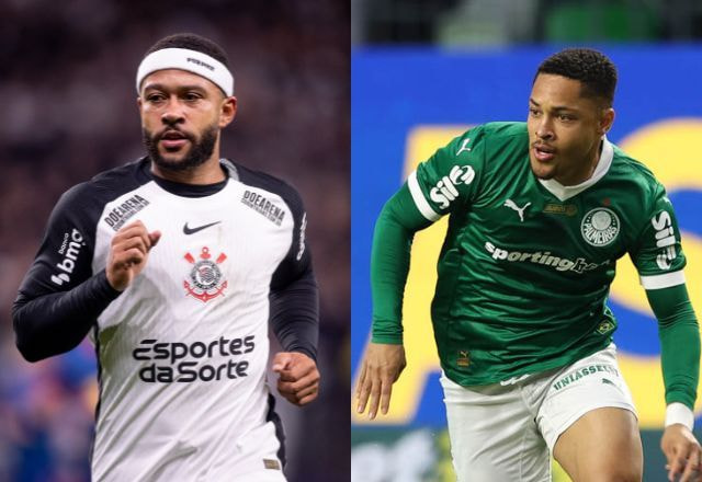 Imagem da noticia "Memphis amarga Vitor Roque" destaca imprensa europeia sobre Corinthians e Palmeiras