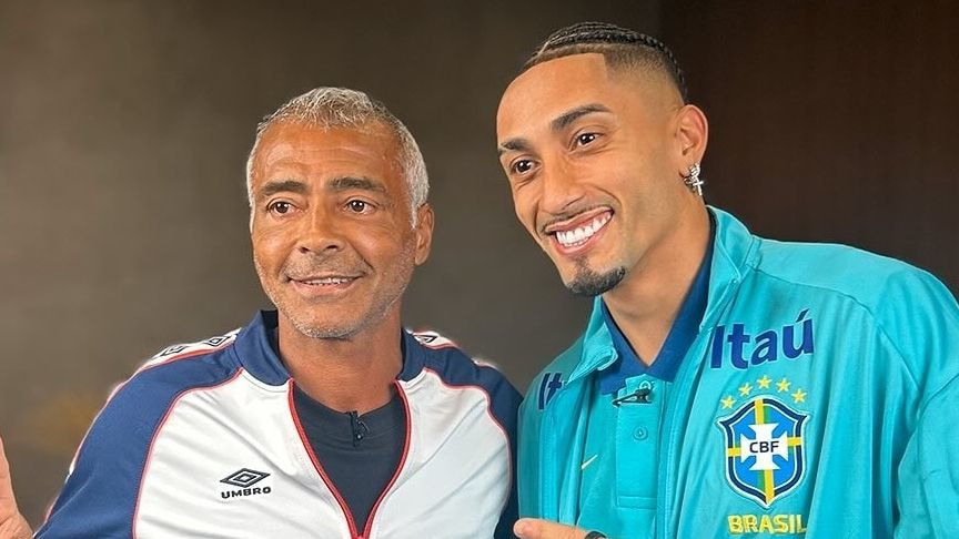 Imagem da noticia Romário fala sobre repercussão da entrevista de Raphinha: "Quiseram entender por outro lado"