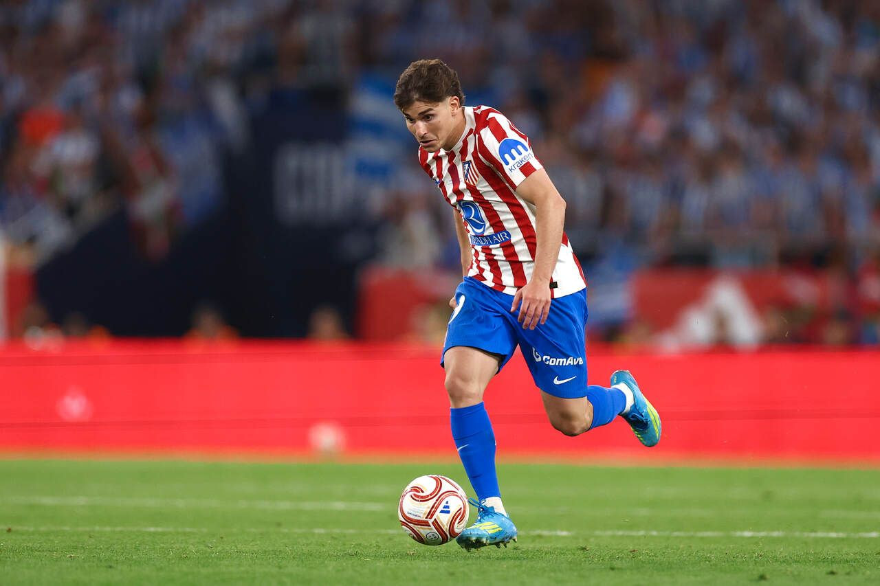 Imagem da noticia Atlético pode contar com Julián Álvarez para semifinal contra o Arsenal