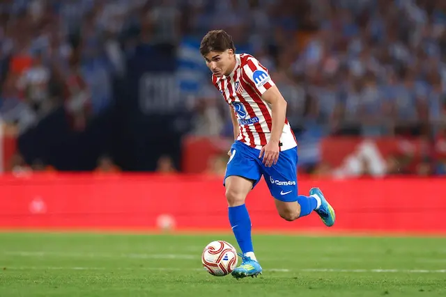 Atlético pode contar com Julián Álvarez para semifinal contra o Arsenal Atlético pode contar com Julián Álvarez para semifinal contra o Arsenal