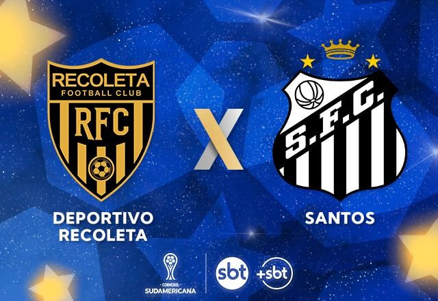 Imagem da noticia SBT transmite Recoleta x Santos na Sul-Americana