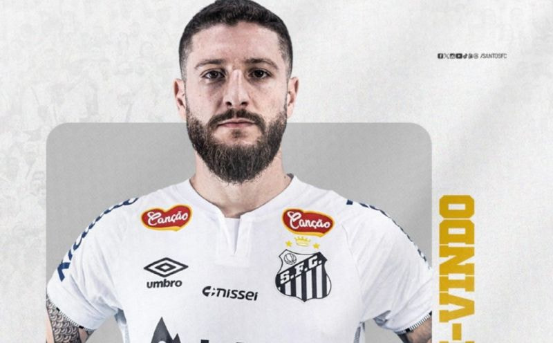 Imagem da noticia Santos oficializa a contração do volante Zé Rafael
