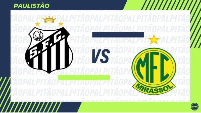 Imagem da noticia Santos x Mirassol: prováveis escalações, arbitragem e onde assistir