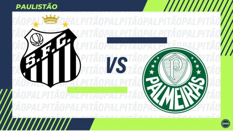 Imagem da noticia Santos x Palmeiras: prováveis escalações, onde assistir e arbitragem