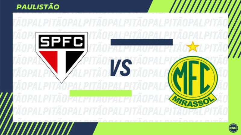 Imagem da noticia São Paulo x Mirassol: prováveis escalações, retrospecto e onde assistir