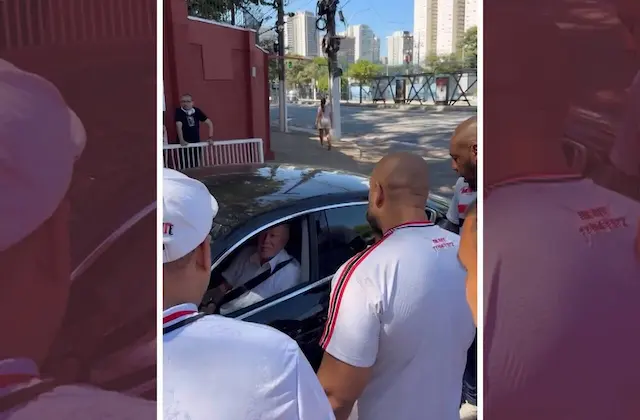 Organizada do São Paulo invade CT, cobra presidente e exige saída de Rui Costa Organizada do São Paulo invade CT, cobra presidente e exige saída de Rui Costa