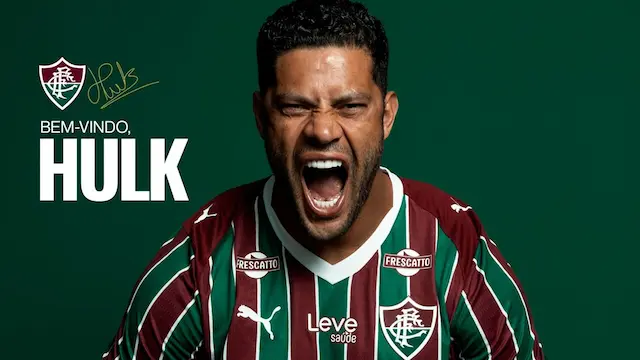 Fluminense anuncia contratação do atacante Hulk Fluminense anuncia contratação do atacante Hulk