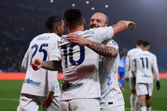 Inter atropela Sassuolo fora de casa e dispara na liderança do Italiano Inter atropela Sassuolo fora de casa e dispara na liderança do Italiano