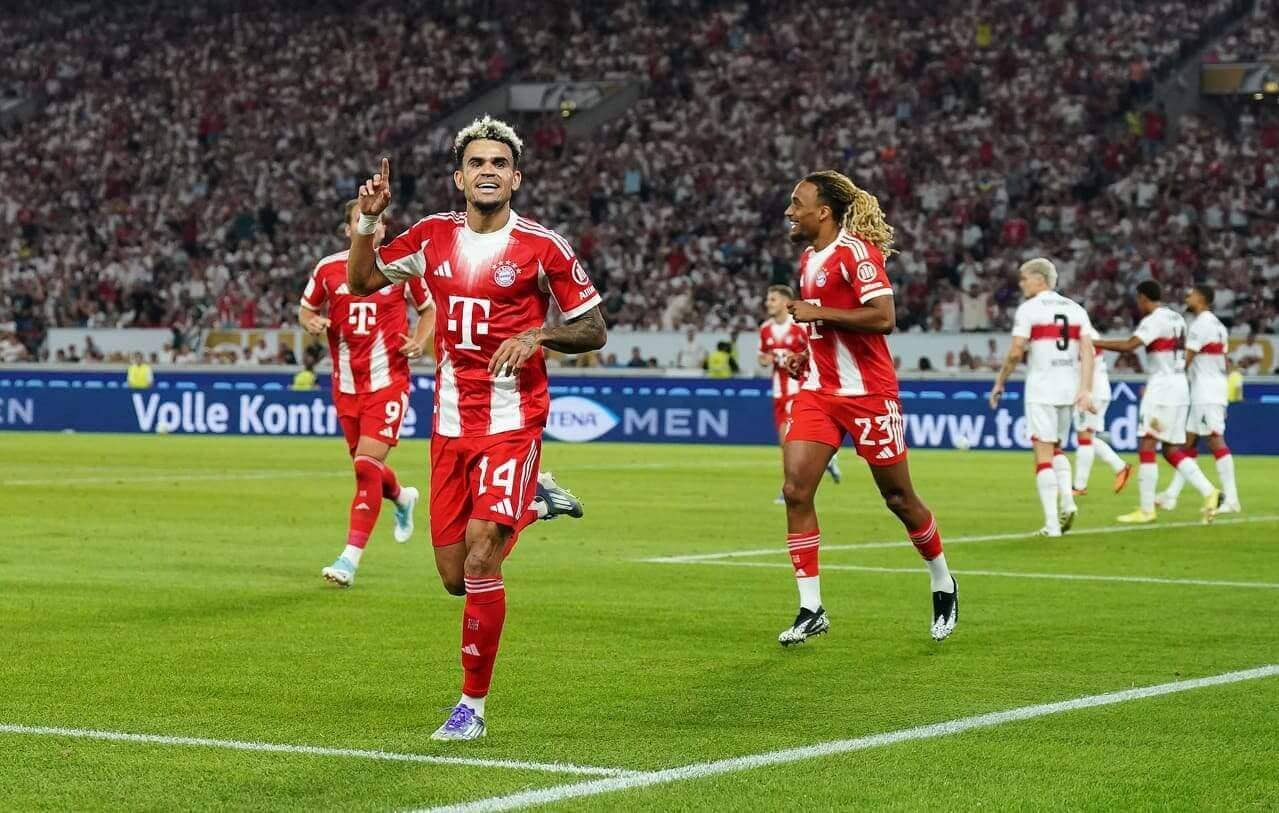 Imagem da noticia Kane e Díaz marcam, Neuer fecha o gol e Bayern é campeão da Supercopa da Alemanha