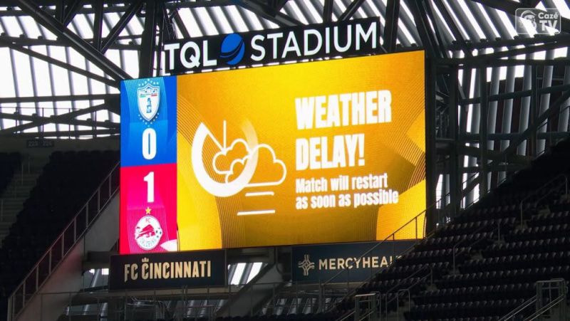 Imagem da noticia "Weather delay": entenda o que é aviso que tem interrompido partidas na Copa do Mundo de Clubes